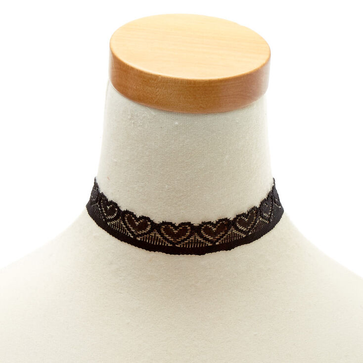 Heart Lace Choker,