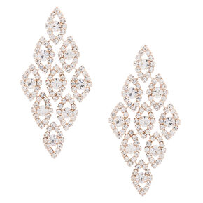 Drop Chandelier Earrings For Women Icing Us Rose Gold Gl Rhinestone 2 5 Chandelier Earrings