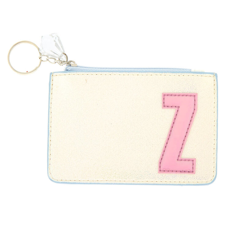 Pearlescent Initial Coin Purse - Z,