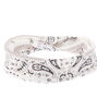 White Bandana Twisted Headwrap,