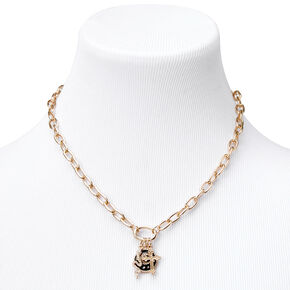 Gold Celestial 16&quot; Chain Necklace,