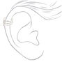 Silver Triple Band Ear Cuff,