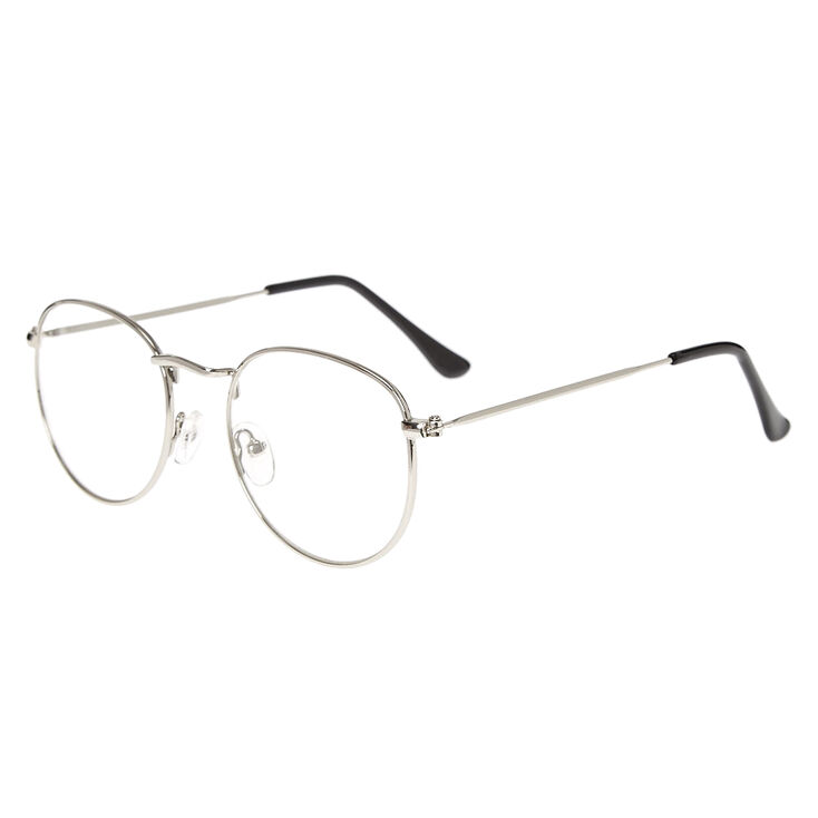 Silver Retro Round Frames,