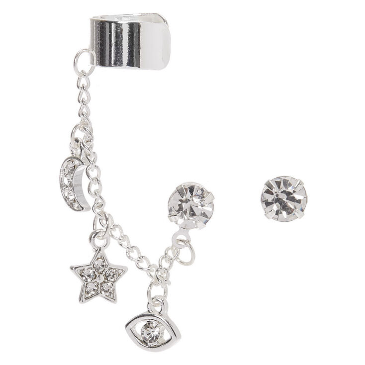 Silver Mystic Ear Connector Earrings Icing Us