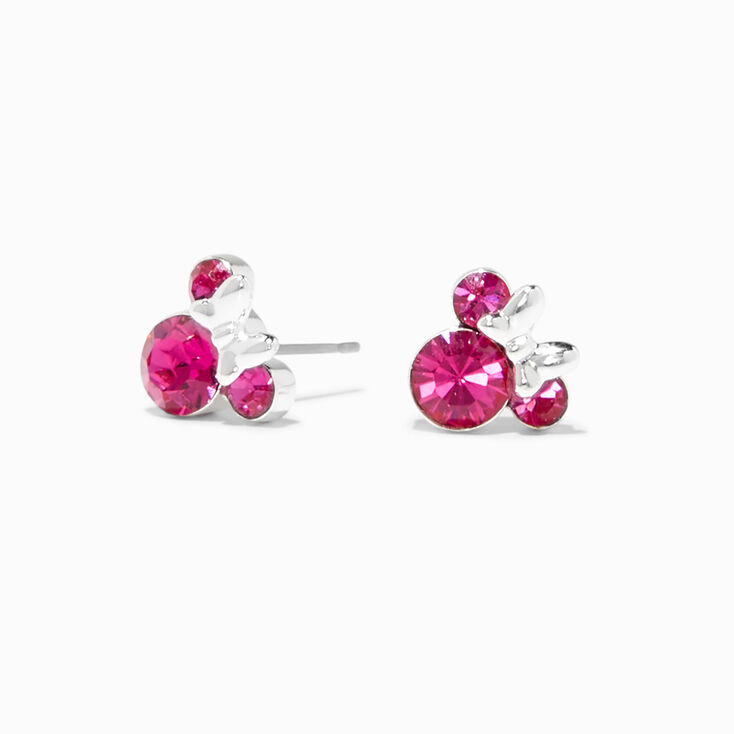 &copy;Disney Minnie Mouse Birthstone Sterling Silver Stud Earrings - October,