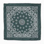 Hunter Green Paisley Bandana Headwrap,