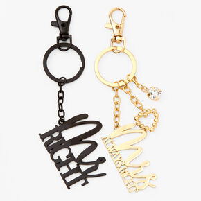 Mr. Right &amp; Mrs. Always Right Keychains - 2 Pack,
