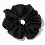 Giant Silky Black Hair Scrunchie,