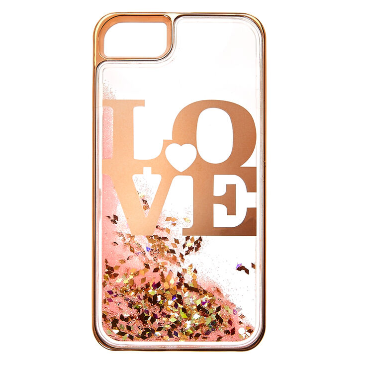Love Liquid Filled Phone Case,
