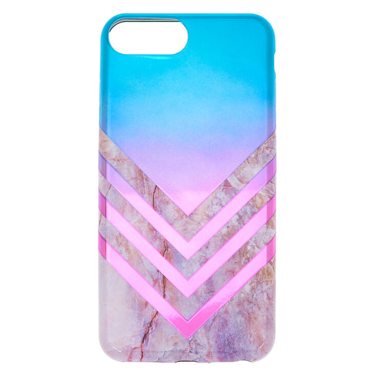 Metallic Ombre Geometric Phone Case - Fits iPhone 6/7/8 Plus,