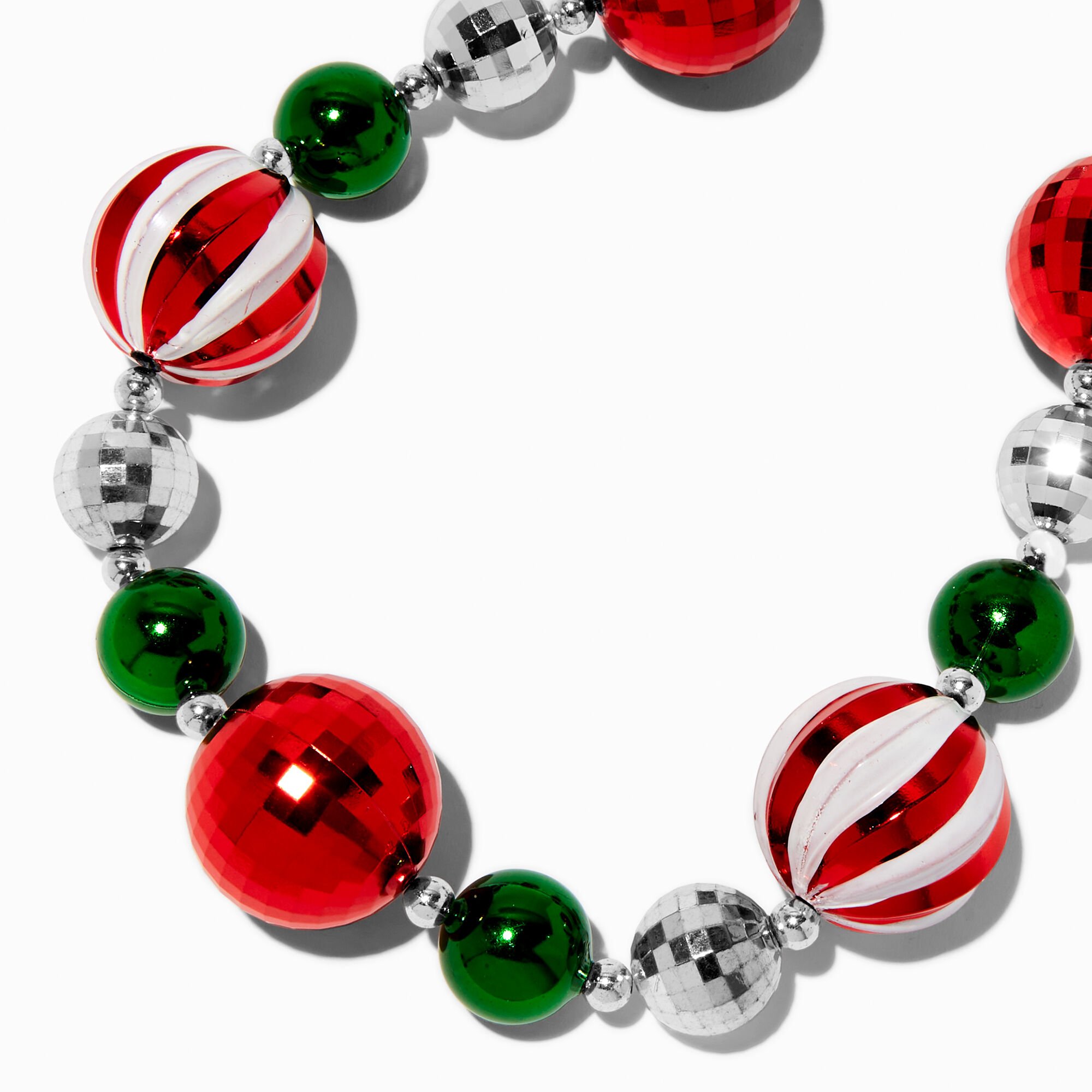 Christmas bauble necklace top