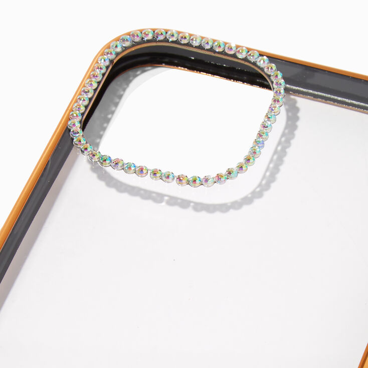 Embellished Clear/Black Phone Case - Fits iPhone&reg; 12 Pro Max,