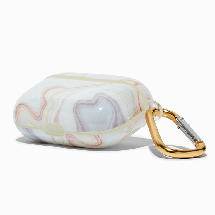 Neutral Marble Silicone Earbud Case Cover - Compatible With Apple AirPods Pro&reg;,