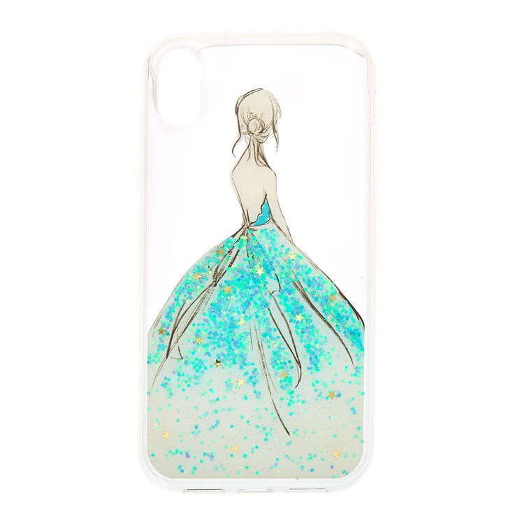 Glitter Gown Clear Phone Case Fits Iphone Xr Icing Us