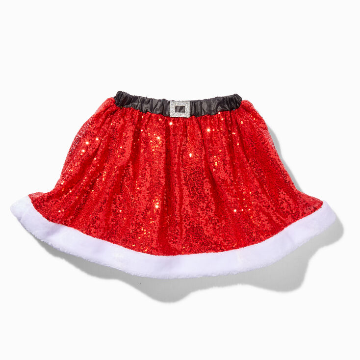 Santa&#39;s Suit Red Sequin Tutu,
