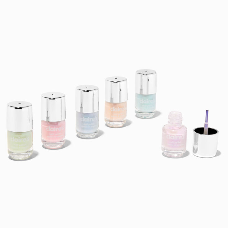 Rainbow Mini Glazed Vegan Nail Polish - 6 Pack,