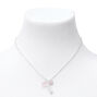 Silver Zodiac Charm Pendant Necklace - Taurus,