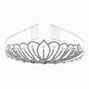 Silver-tone Pearl Rhinestone Dragonfly Tiara,