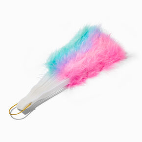 Bright Pastel Feather Fan,