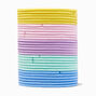 Pastel Tone Lurex Hair Ties - 30 Pack,