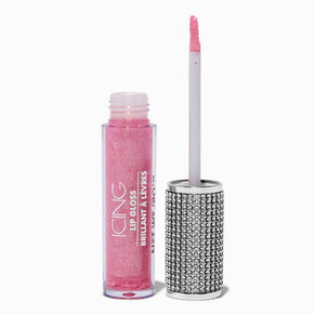 Pink Shimmer Bling Glitter Lip Gloss Wand,