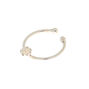 Sterling Silver Opal Stone Faux Hoop Nose Ring,
