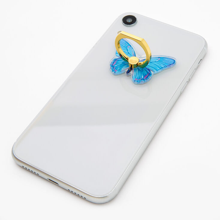 Blue Butterfly Ring Stand,
