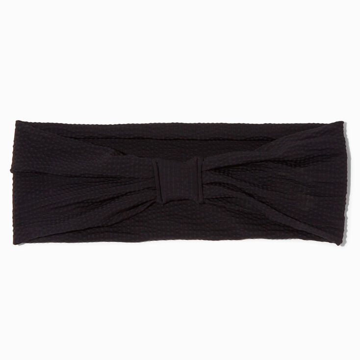 Black Knotted Headwrap,