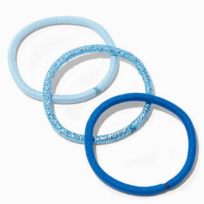 Blue Luxe Hair Ties - 12 Pack,