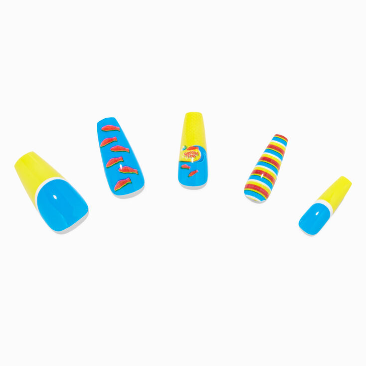 Swedish Fish&reg; Icing Exclusive Squareletto Vegan Faux Nail Set - 24 Pack,
