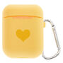 Yellow Heart Silicone Earbud Case Cover - Compatible With Apple AirPods,