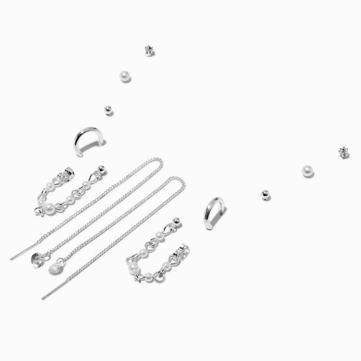 Mixed Metal Simple Geometric Rings - 4 Pack,