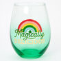St. Patrick&#39;s Day Magically Delicious Wine Glass,