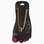 Gold Curb &amp; Silver Cable Chain Anklet,