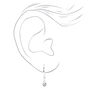 Silver Embellished Geometric Stud &amp; Hoop Earrings - 6 Pack,