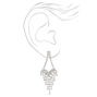 Silver Rhinestone Teardrop Jewelry Set - 2 Pack,