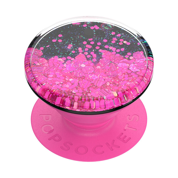 PopSockets&reg; PopGrip - Tidepool Neon Pink,