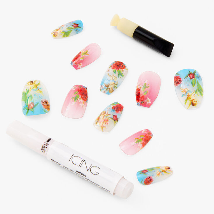 Cherub Coffin Vegan Faux Nail Set - 24 Pack,