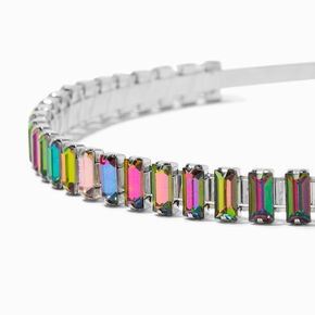 Iridescent Rainbow Crystal Headband,