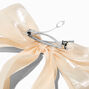 Ivory Pearlized Triple Hair Bow Clip,