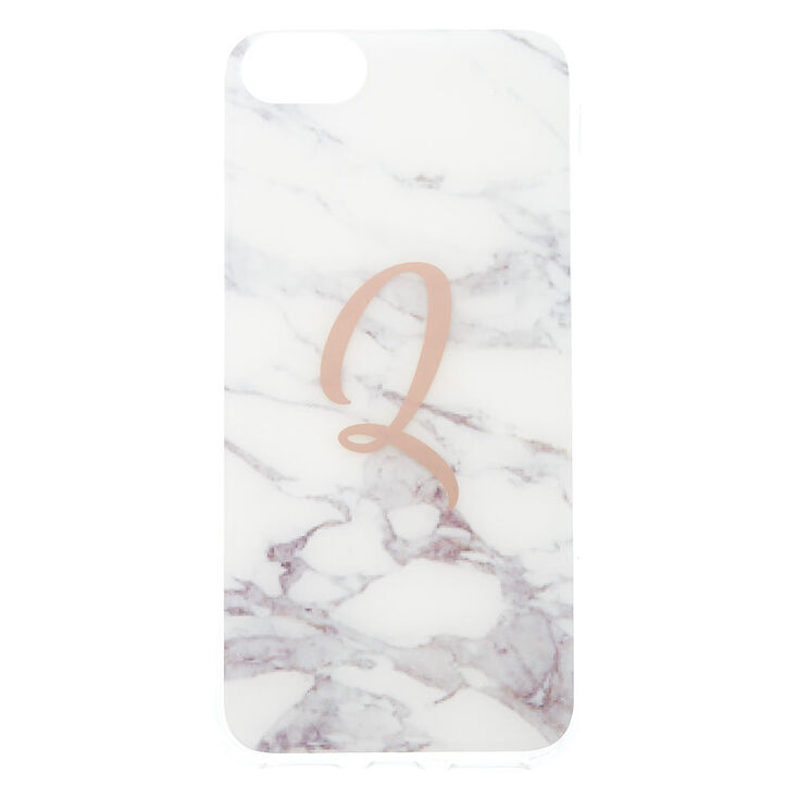 Marble Q Initial Phone Case - Fits iPhone 6/7/8,