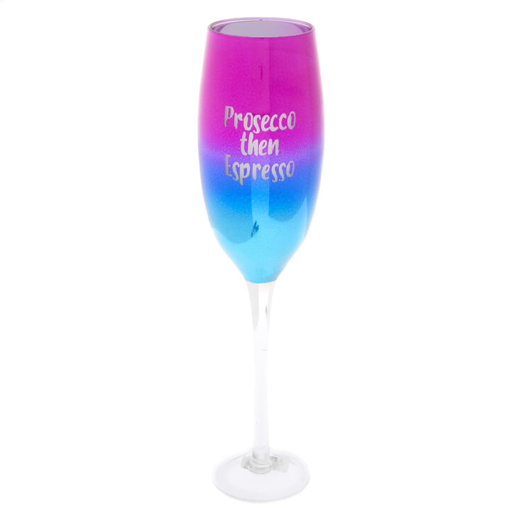 Rainbow Champagne Flute,