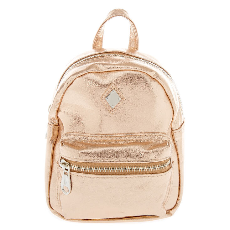 disney rose gold mini backpack