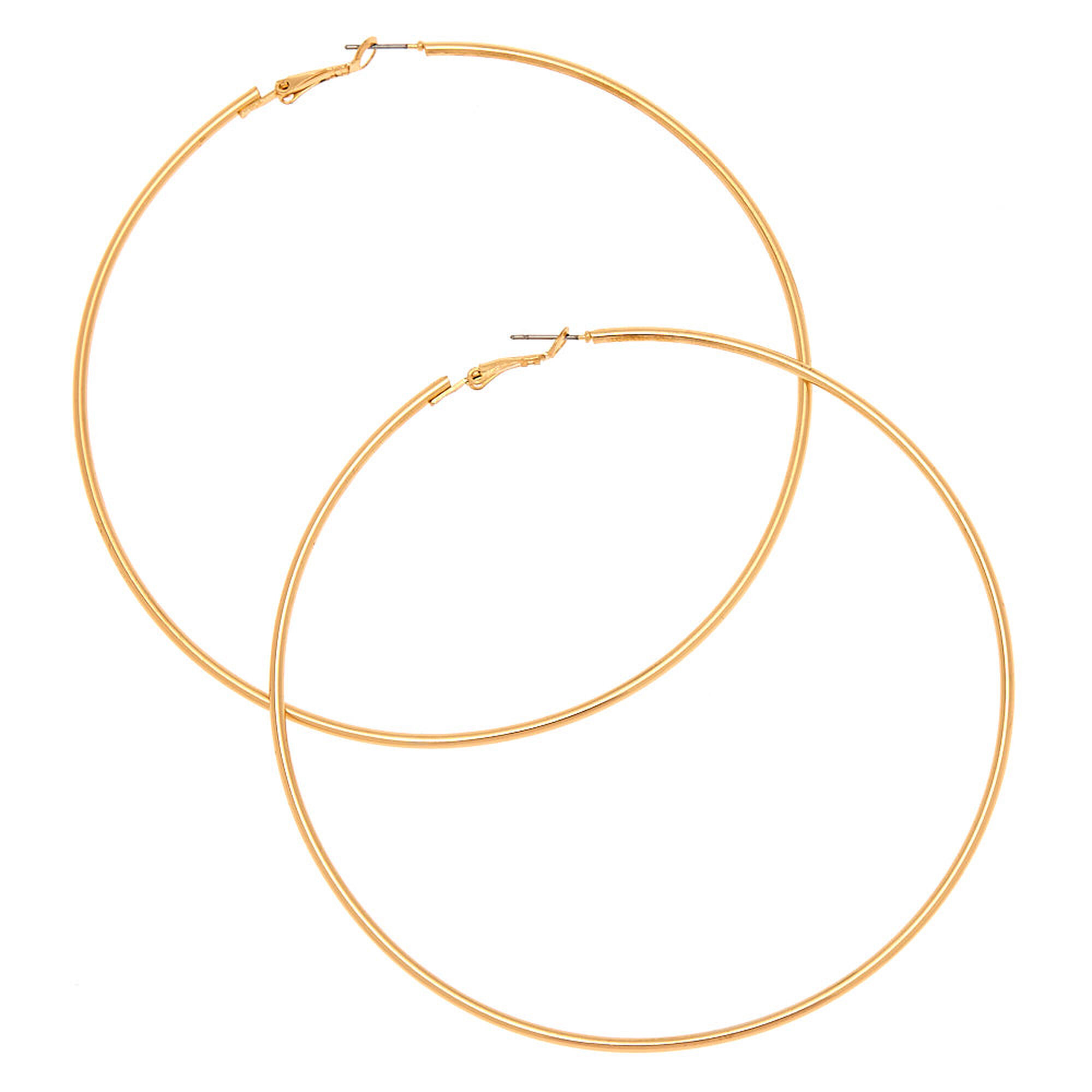 Gold 100mm Hoop Earrings Icing Us