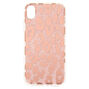Glitter Leopard Print Phone Case - Fits iPhone XR,