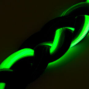 Neon Glow in the Dark Faux Hair Extension,