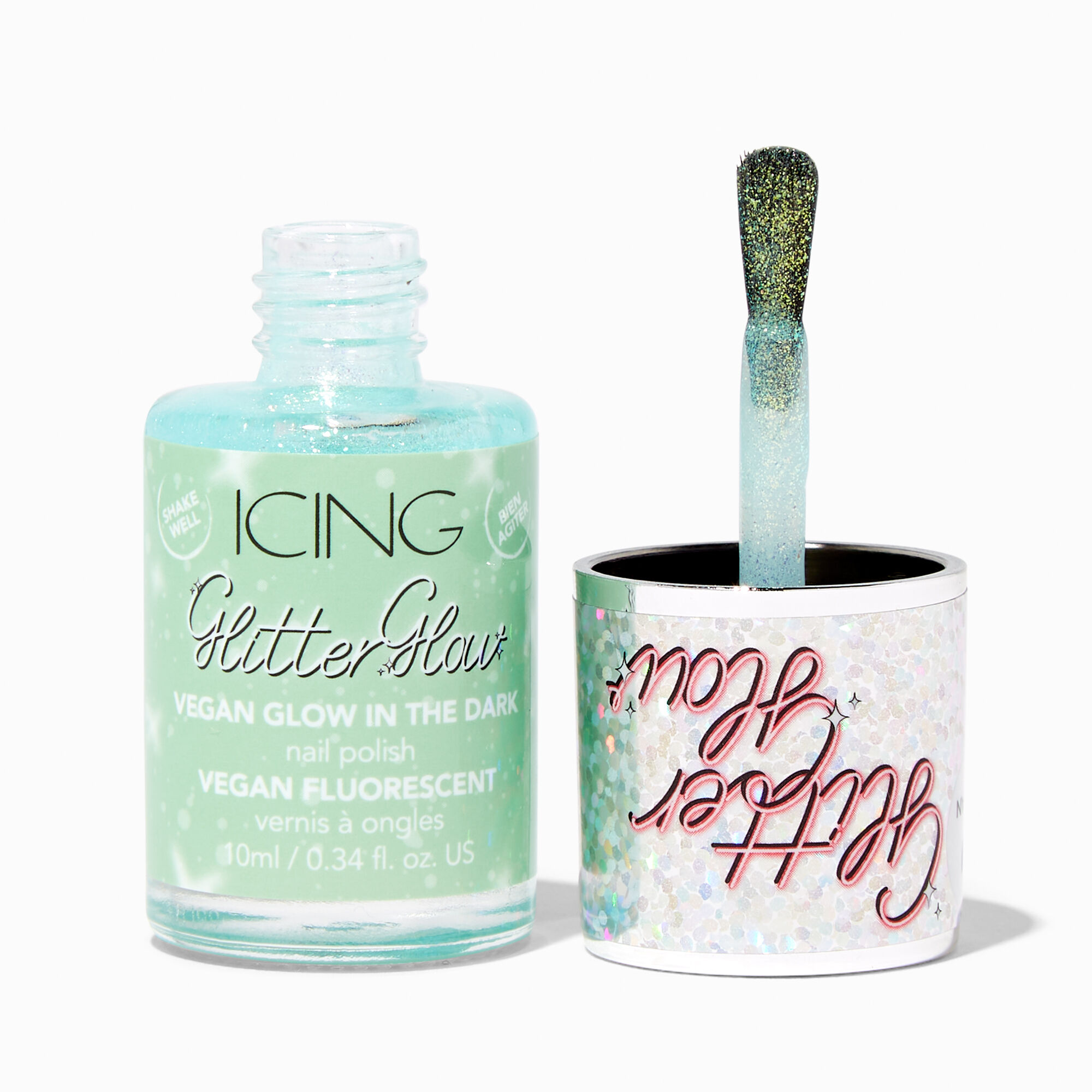 Glow in the best sale dark glitter nail polish