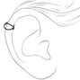 Mixed Metal Criss Cross Ear Cuff - 3 Pack,