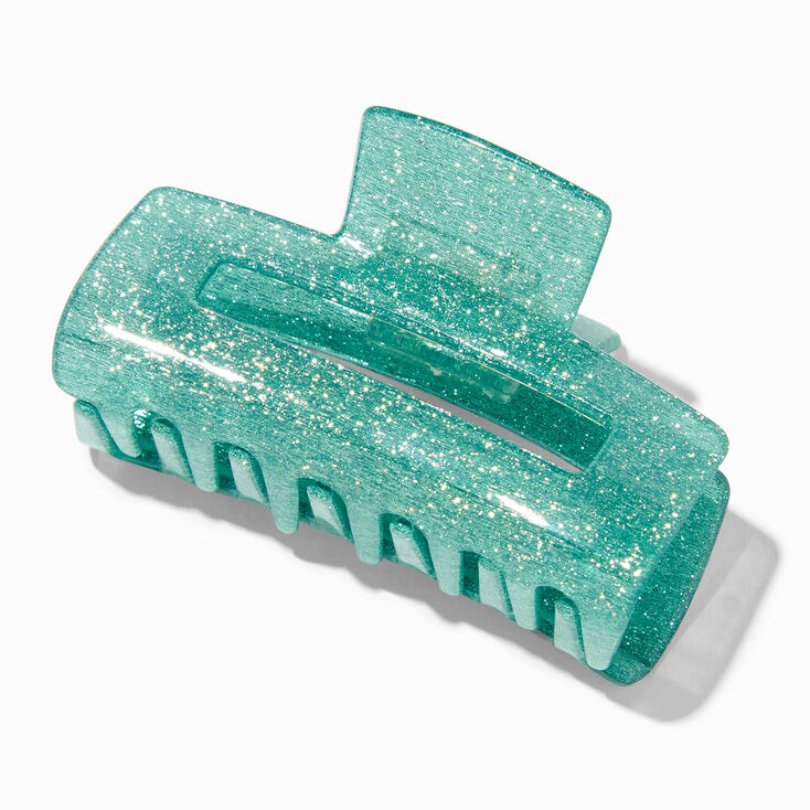 Green Glitter Medium Hair Claw,