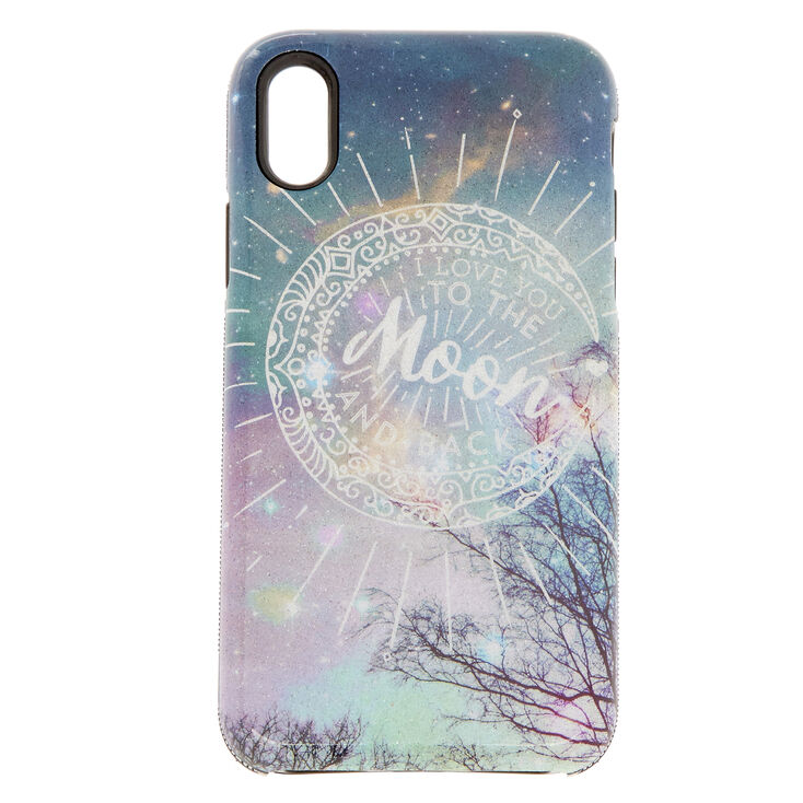 I Love You to The Moon & Back Phone Case - Fits iPhone X/XS,